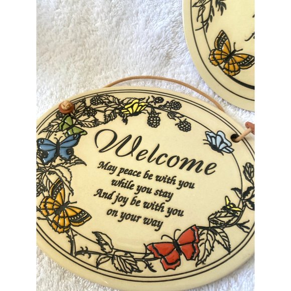 Vintage Genuine Handcrafted Trinity Pottery Wall Display Plaques - Picture 3 of 8